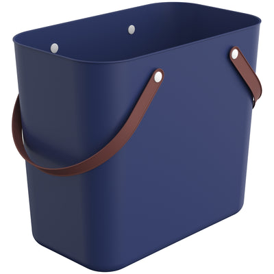 Rotho Albula Classic Mehrzweck-Einkaufstasche aus Kunststoff, 25 l Korb – Marineblau