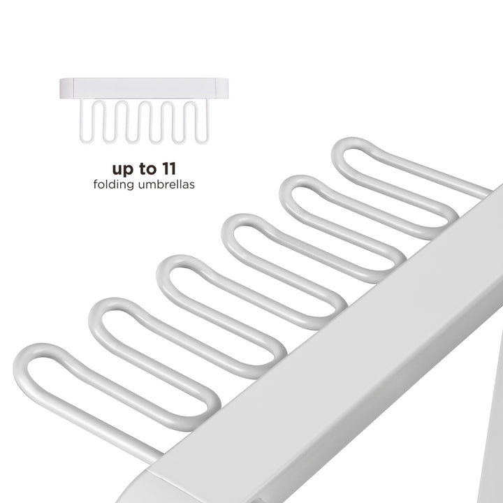 Maclean - Compact Paraplubak - 332x340x610mm - MC-472 - Wit