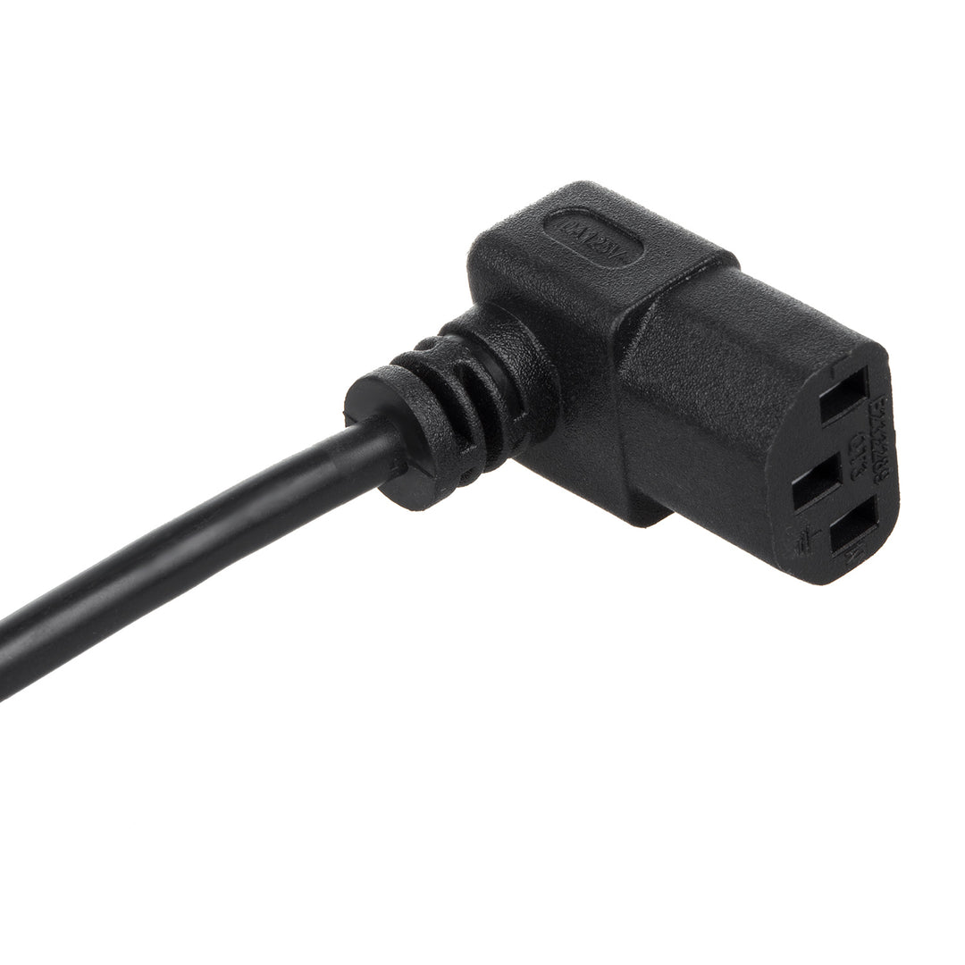 Power cable Maclean, angled, 3 pin, EU connector, 1.5m, MCTV-851