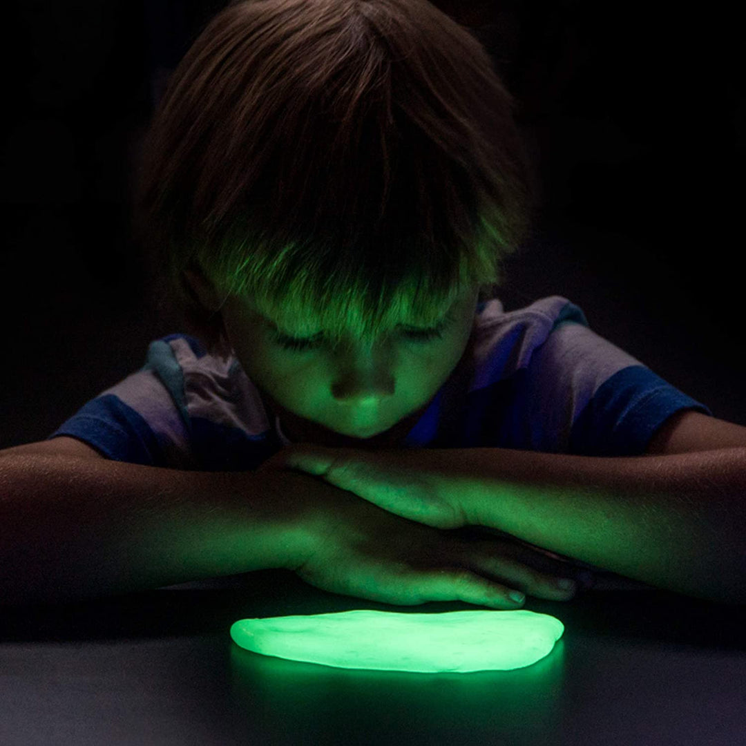 Juego de baba brillante de National Geographic (Glow-in-the-Dark Slime Lab)