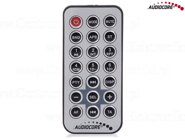 Bluetooth-auto stereo Radio Audiocore AC9720 1 DIN Remote Control MP3 / WMA / USB / RDS / SD ISO Multicolour achtergrond verlichting APT-X Technologie