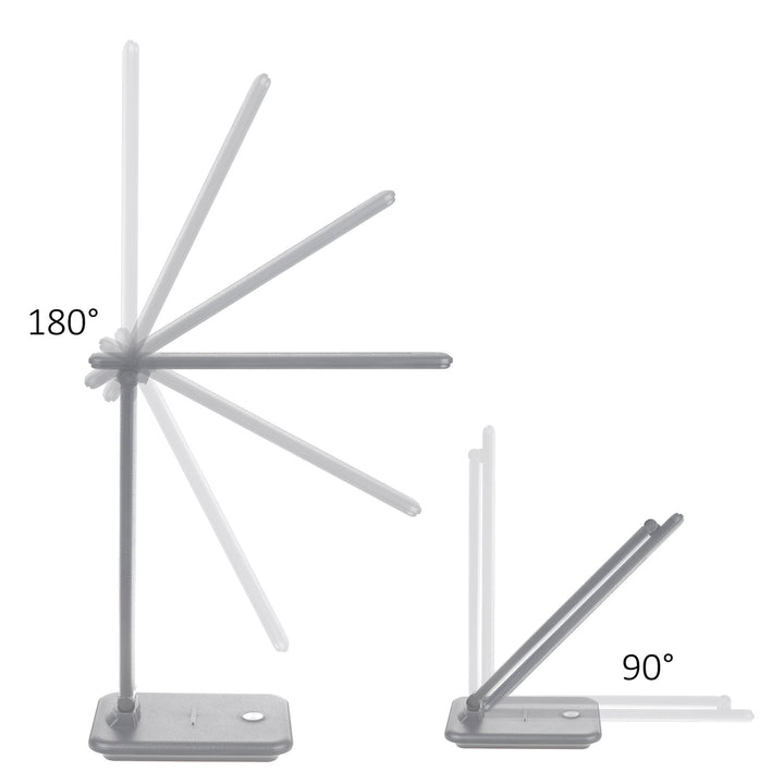 Maclean MCE614W  Lampada da tavolo LED dimmerabile Lampada da tavolo 9W IP20 3000K 4500K 6500K