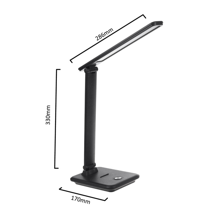 Dimmbare LED Schreibtischlampe Schreibtischleuchte Tischlampe 9W IP20 3000K 4500K 6500K