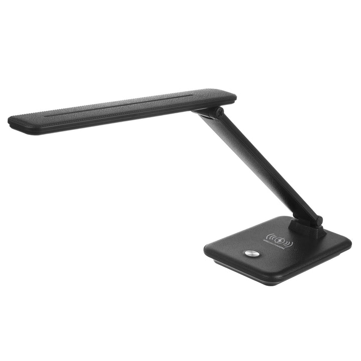 Maclean MCE616 Dimmable LED Desk Lamp Desk Lamp 9W with Induction Qi Charger Adjustable Ligth Temperature Black