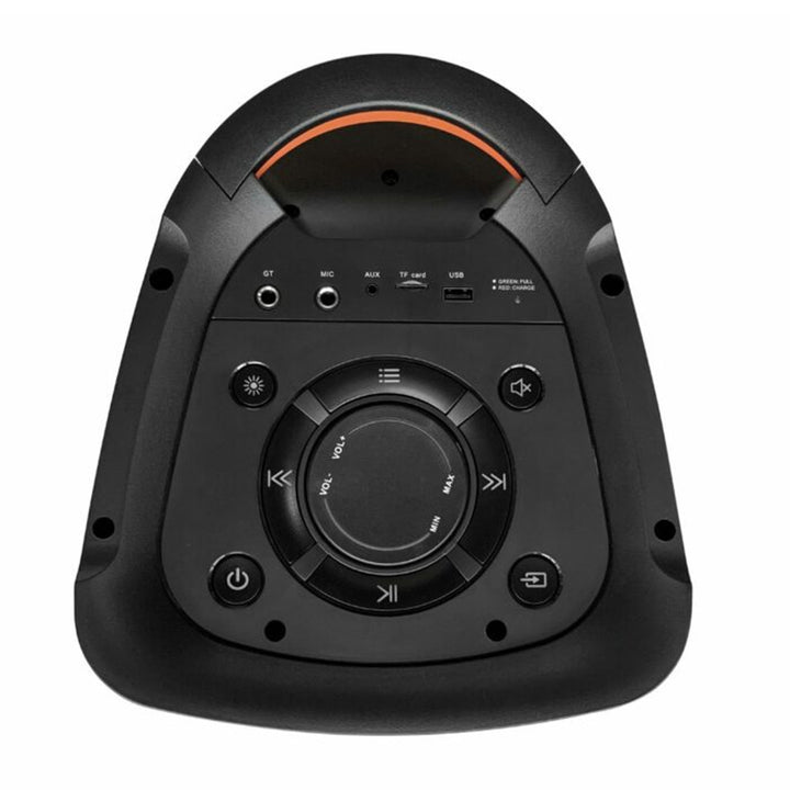 Tragbarer Bluetooth-Lautsprecher, Karaoke-Gitarre, TWS-Radio, Blaupunkt, AUX, USB, Fernbedienung, LED, microSD