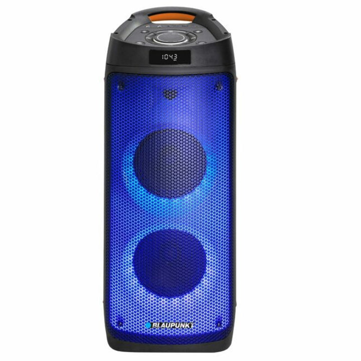 PartyBox draagbare Bluetooth-luidspreker met Karaoke-functie Gitaar-ingang TWS Radio AUX USB microSD Afstandsbediening Disco LED-verlichting