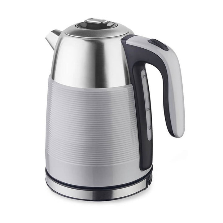 Maestro MR-051 Cordless Electric Water Kettle 1.7L - Grey Stainless Steel Overheating Protection Stylish