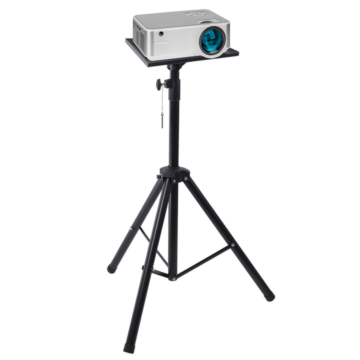 Portable Projector Stand Laptop Steel Tripod Height Adjustable Folding Office