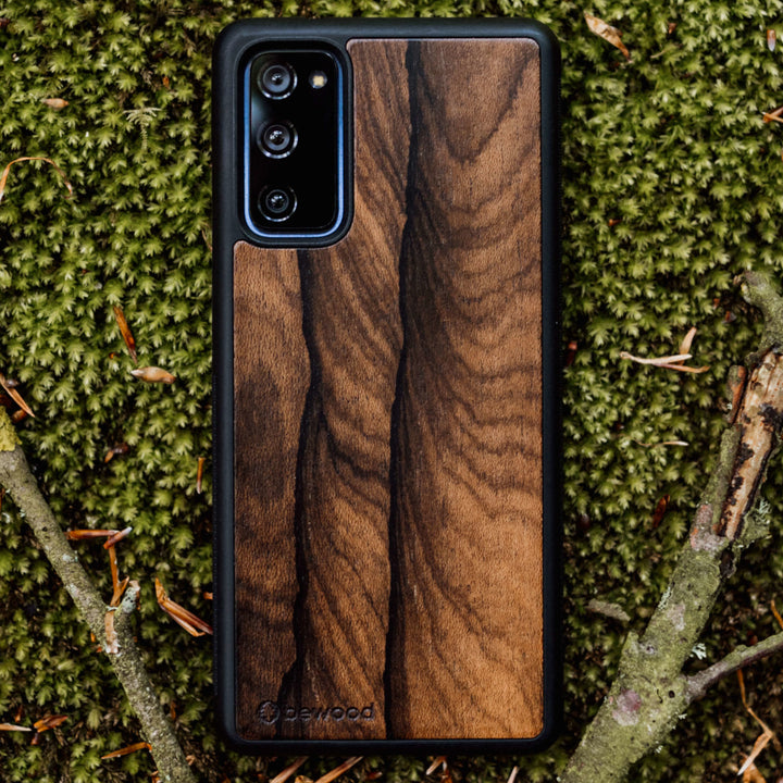 Bewood - Hoesje voor mobiele telefoon IPhone 13 Pro | Houten hoesje Ziricote