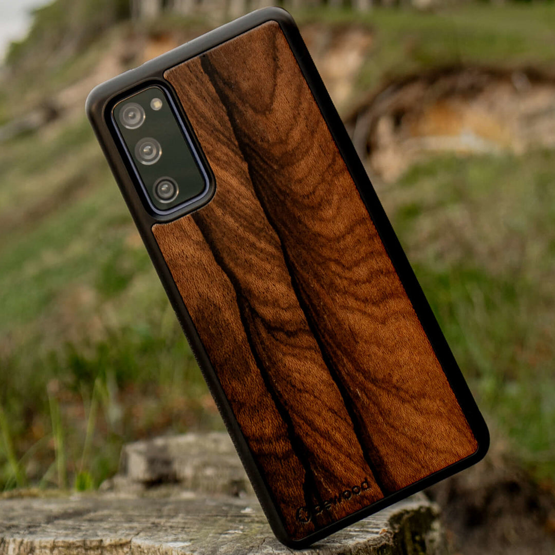 Bewood - Hoesje voor mobiele telefoon IPhone 13 Pro | Houten hoesje Ziricote