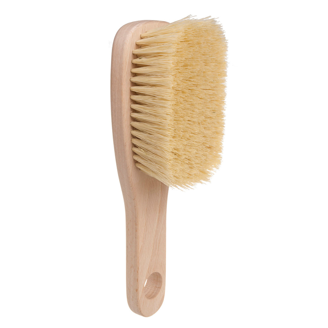 Brosse avec manche pour le massage du corps, poils de sanglier