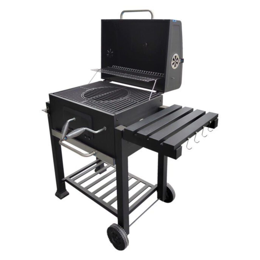 Grill de jardin avec étagère et thermomètre intégré Blaupunkt GC601