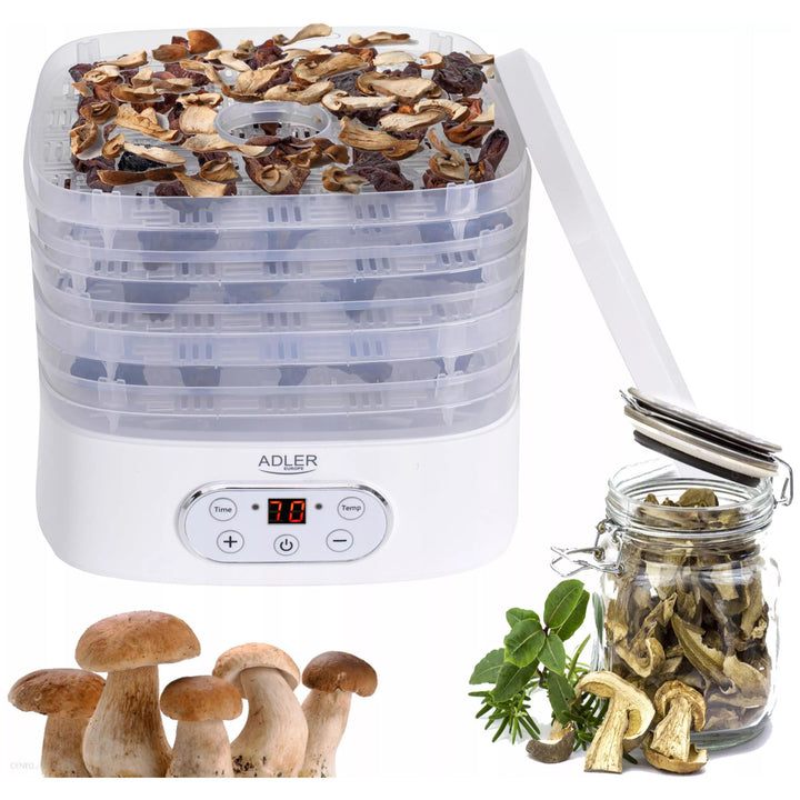 Adler - AD 6658 Champignon kruidendroger - Paddenstoel- kruiden- en voedseldehydrator