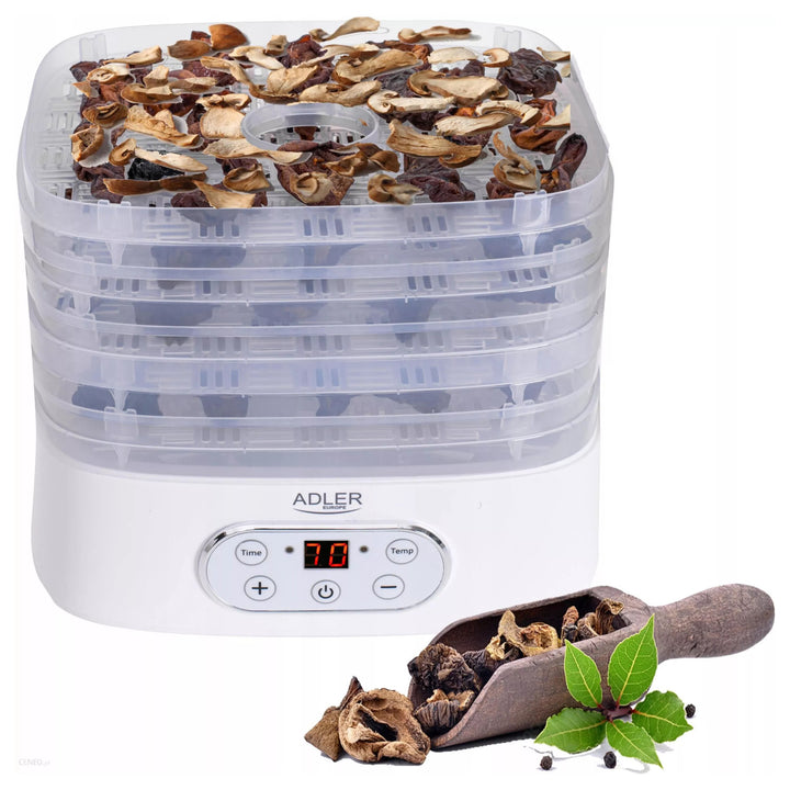 Adler - AD 6658 Champignon kruidendroger - Paddenstoel- kruiden- en voedseldehydrator