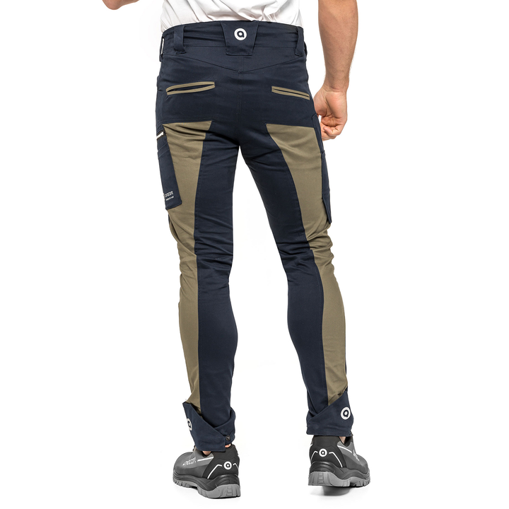 Pantalon de taille TUBBOS en bleu marine/olive, taille 48