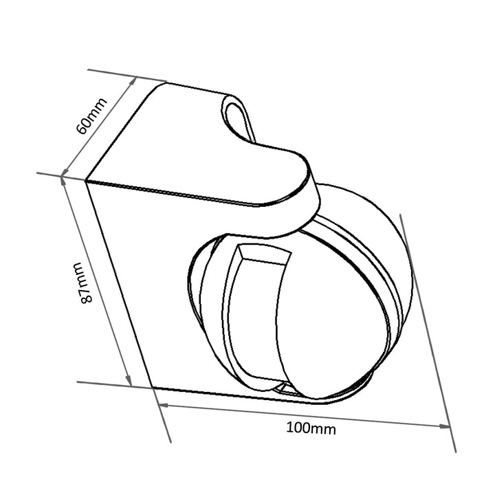 Maclean PIR-Bewegungsmelder, Infrarot, IP44, weiß, Reichweite 12m, max. Belastung 800/1200W, MCE358 W