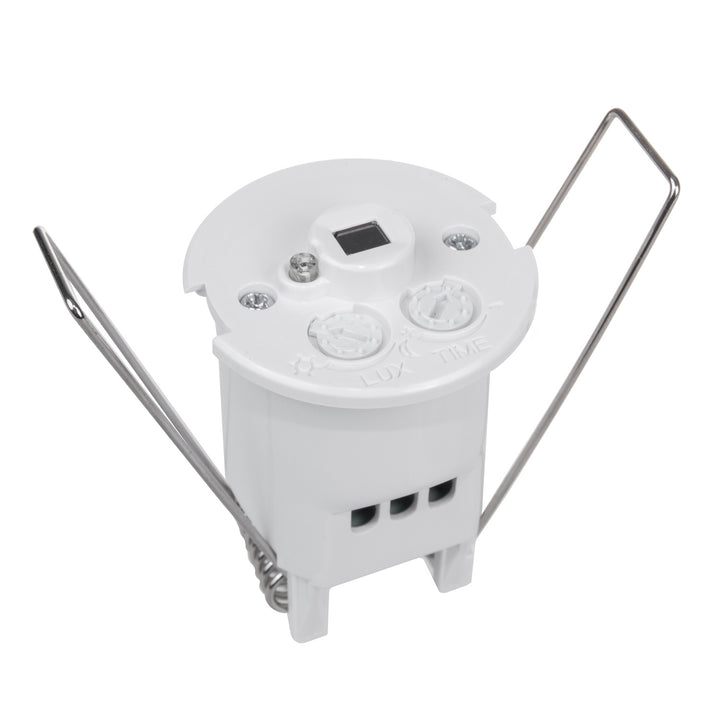 Maclean MCE359 PIR Motion Sensor Ceiling Flush Mounted Recessed Range 6m Max Load 300/150W 360° Detection Angle