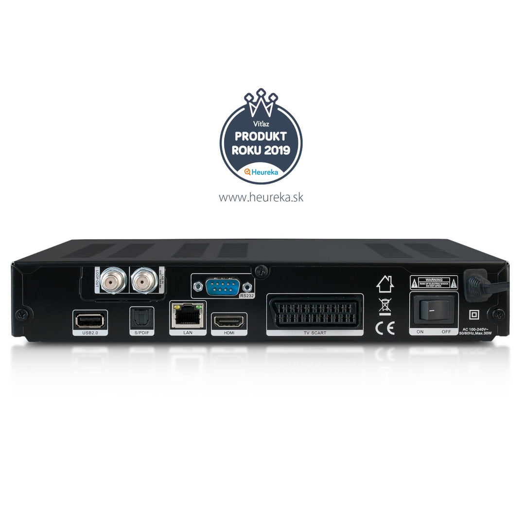 AB CryptoBox 750 Satellitenreceiver Mediaplayer  HD-Empfänger,  FullHD, Crypto Box, H.265 HEVC