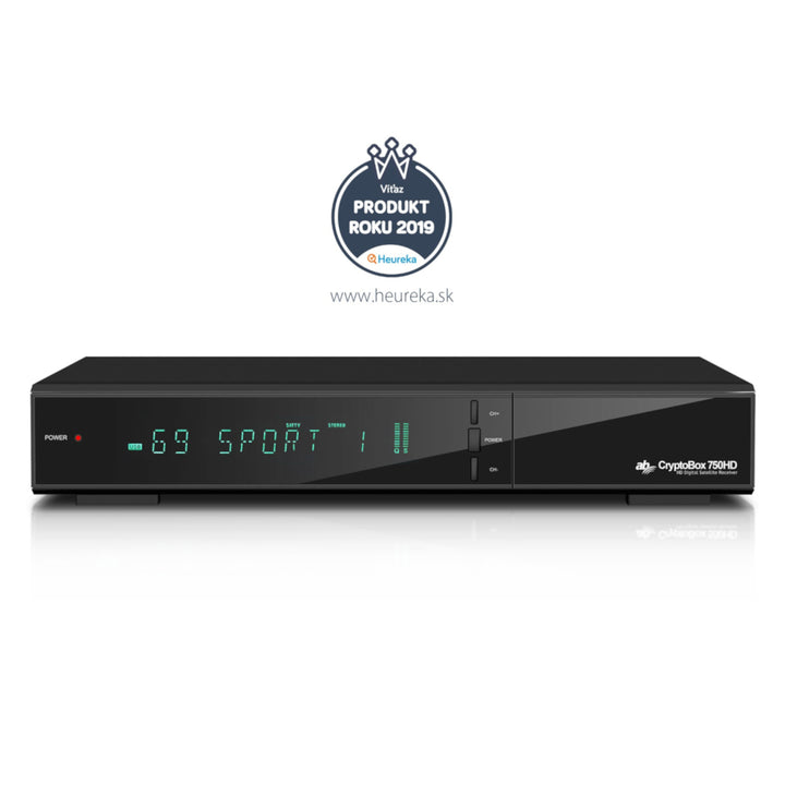 AB CryptoBox 750 Satellitenreceiver Mediaplayer  HD-Empfänger,  FullHD, Crypto Box, H.265 HEVC