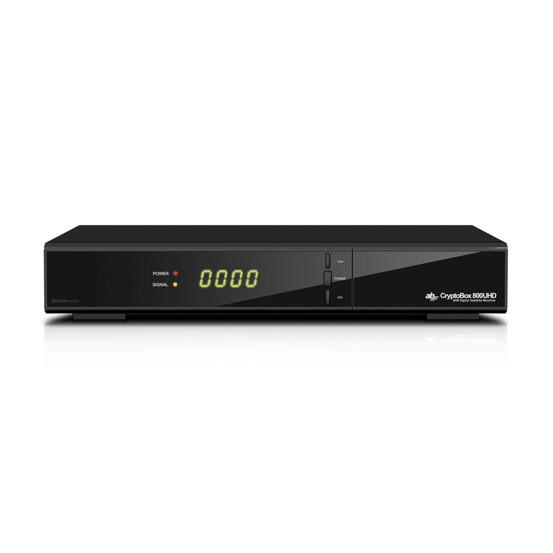 AB Cryptobox 800 Digital Satellite Receiver and Media Player 2in1 UHD / AB CR800UHD 4K - UHD Receiver 2160p Full HD