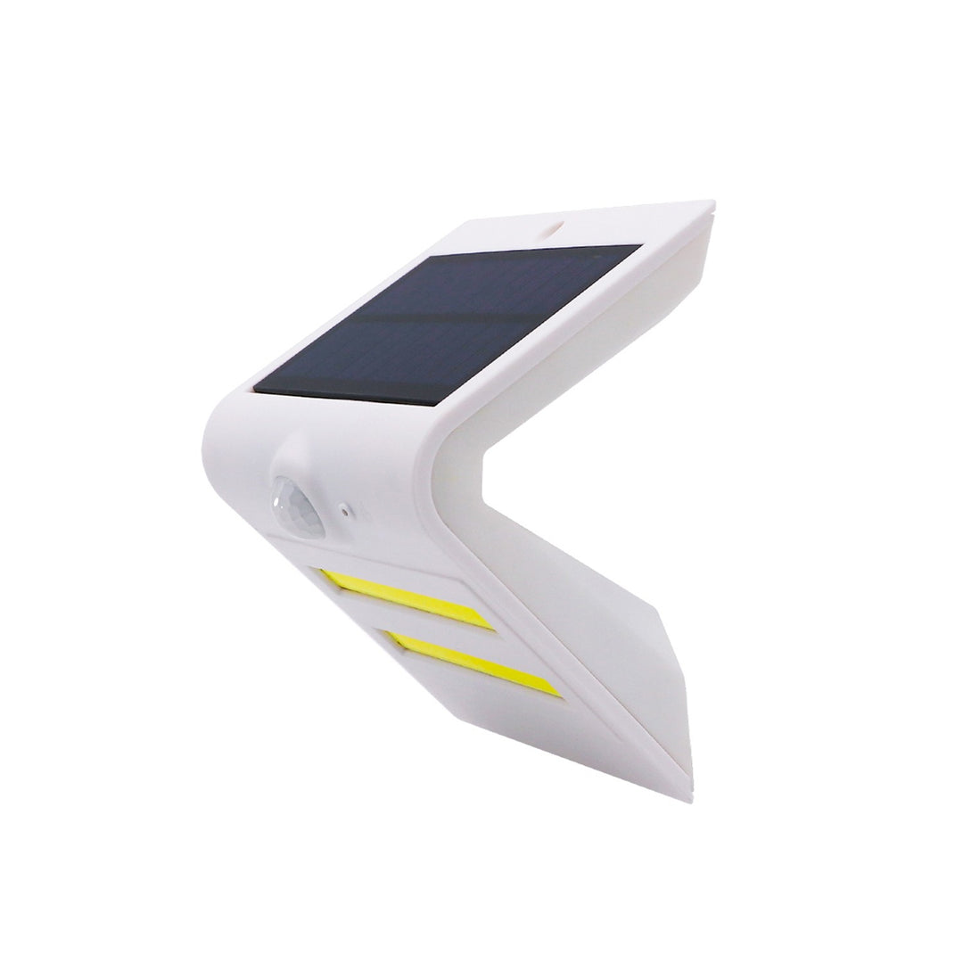 LED Solar Lamp Panel Motion Sensor Light Outdoor IP65 Adjustable Brightness