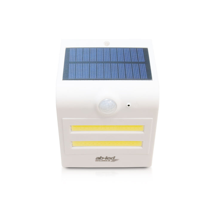 LED Solar Lamp Panel Motion Sensor Light Outdoor IP65 Adjustable Brightness