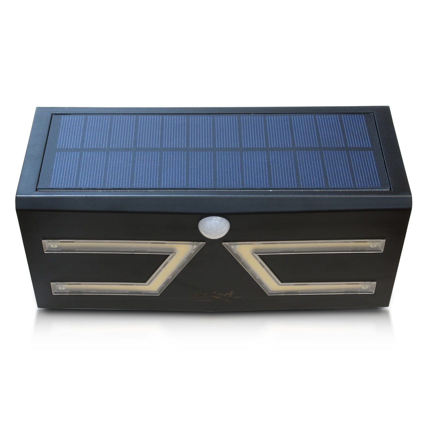Solar LED Panel Motion Sensor Wall Light Lamp IP65 Adjustable Brightne ...