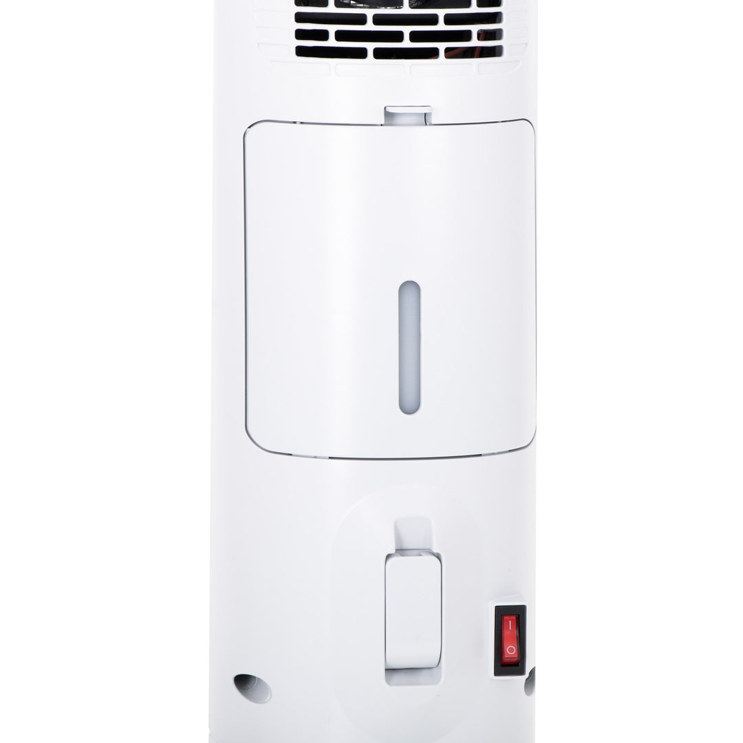 Adler AD 7730 2in1 LCD Tower Heater with Humidifier 2200W Ceramic Heating Element Fan Only Mode Thermostat Timer Oscillating