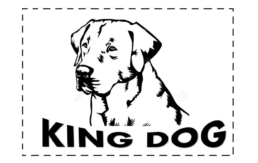 Grand lit pour chien et chat AIO Kingdog 75 x 65 Noir- taille M