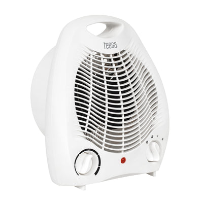 Teesa TSA8025 Chauffage soufflant 2000 W 3 modes Thermostat réglable Ventilateur uniquement Option Protection contre la surchauffe