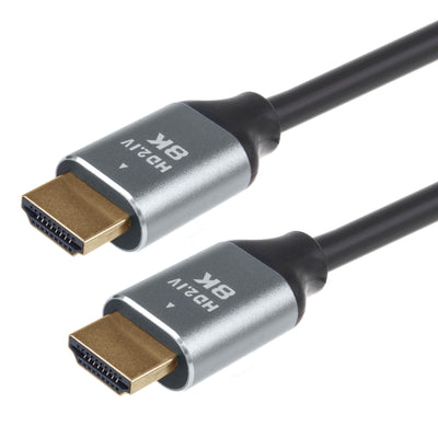 HDMI-kabel 2.1a Verguld 3D UHD HDR ALLM VRR QMS 8K 1,5m