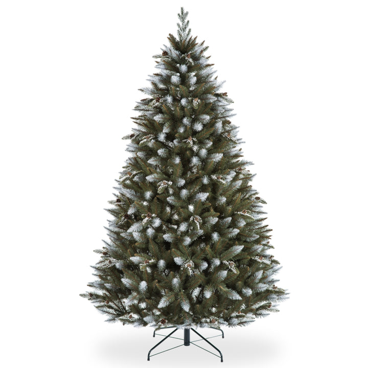Premium PVC Weihnachtsbaum Verschneite Fichte mit PE-Zweigen 180