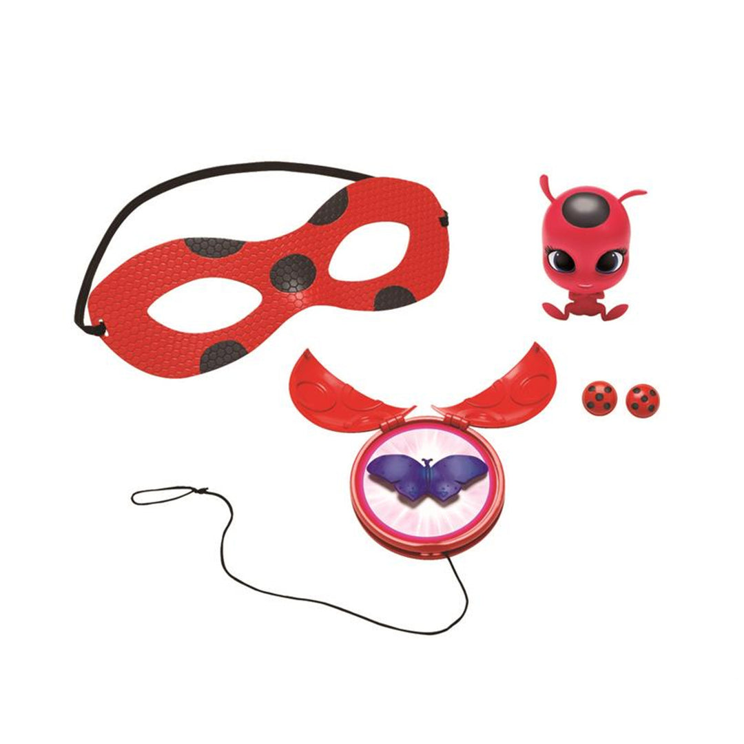 Miraculous Ladybug Dress Up Set Miraculum Kwami Tikki Yo-yo Superhero Mask