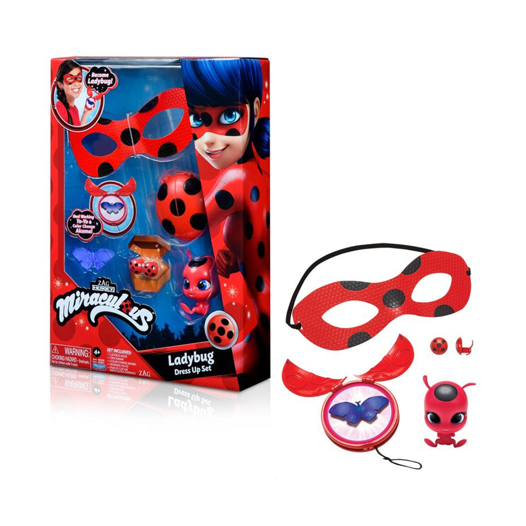 Miraculous Ladybug Dress Up Set Marienkäfer Verkleidungsset