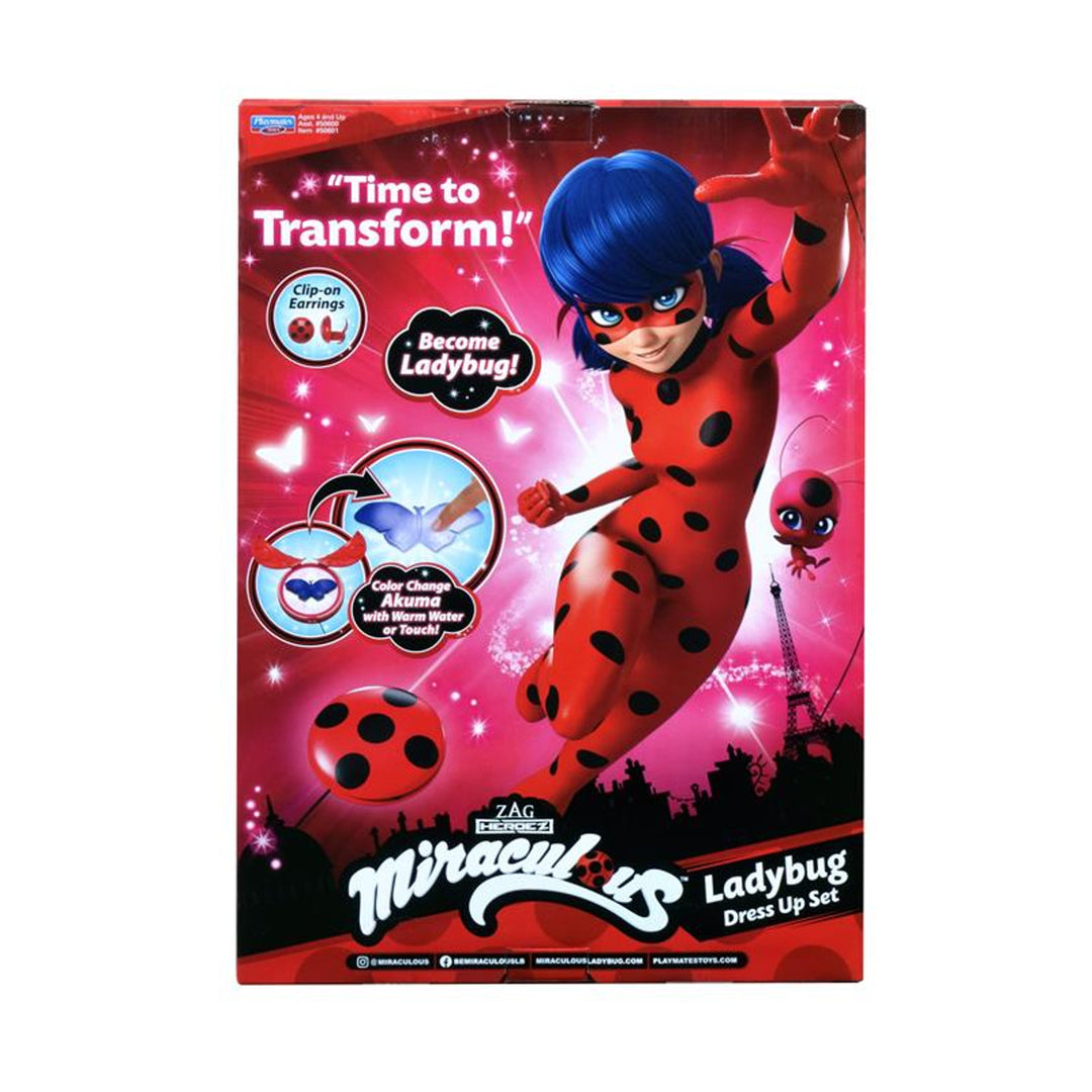 Miraculous Ladybug Dress Up Set Miraculum Kwami Tikki Yo-yo Superhero Mask