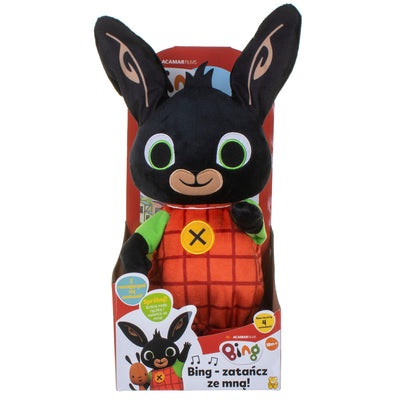 Plush interactif Toy Bing Dancing Bunny PL Speaking Mascot Rabbit 30cm