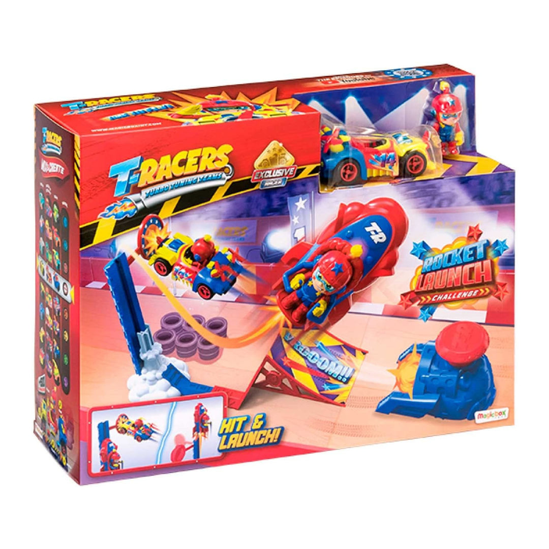 Jeu de lancement de fusée T-Racers véhicule exclusif Rocket Launch Playset