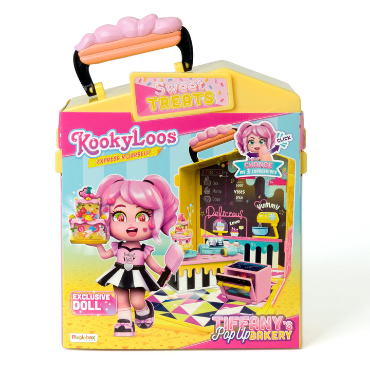 Kookyloos Tiffany's Pop Up Bakery Suitcase PlaySet Doll Accessories