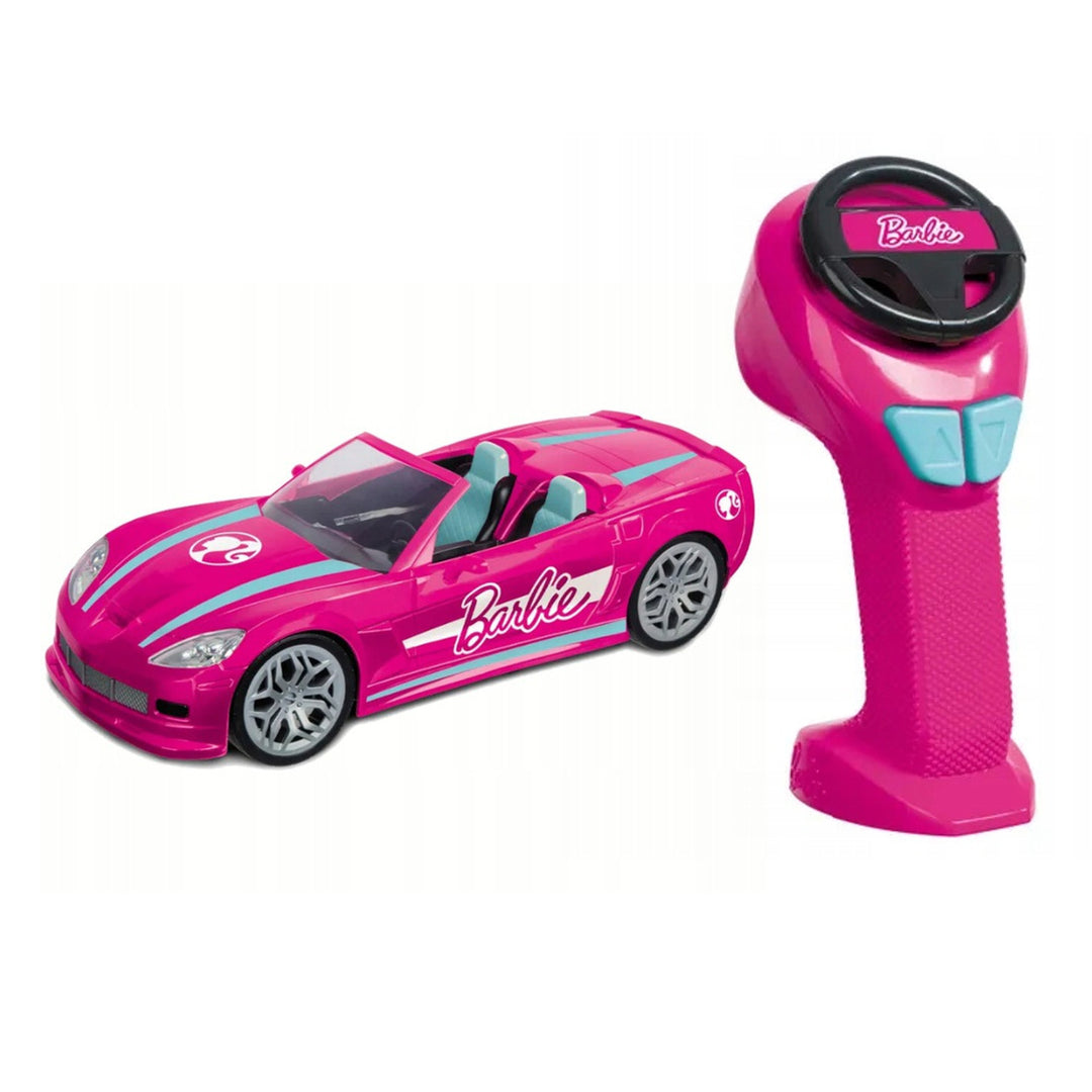 Barbie - Speelgoed roze cabrio set met afstandsbediening