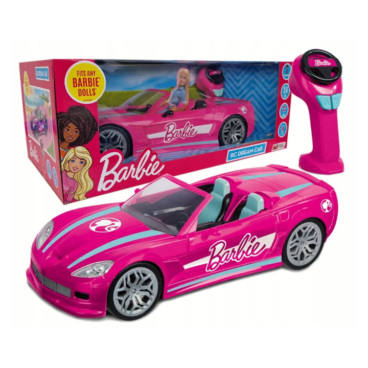 Set convertible rosa de Barbie con mando a distancia