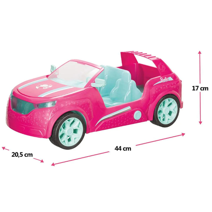 Barbie Pink Remote Controlled Cruiser SUV 8 km/h Sounds Car up to 4 Dolls