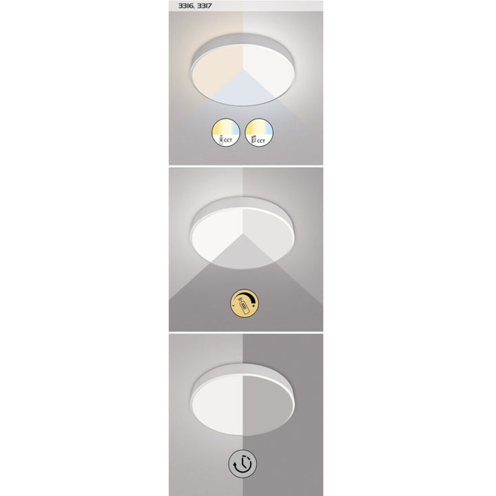 Rabalux - Plafondlamp Tesia, ind. Ceil.LED 60W - Zilwer