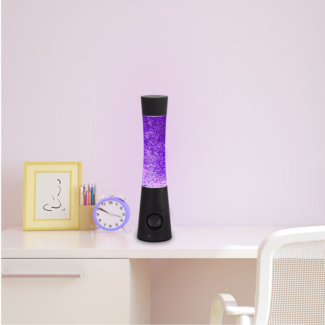 LED Lava Lamp with Bluetooth Speaker RGB Light Desk Table 5W IP20 Modern