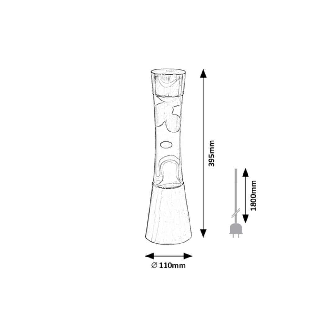 Rabalux rainbow - lámpara decorativa Gy6.35 20W, 39,5 cm