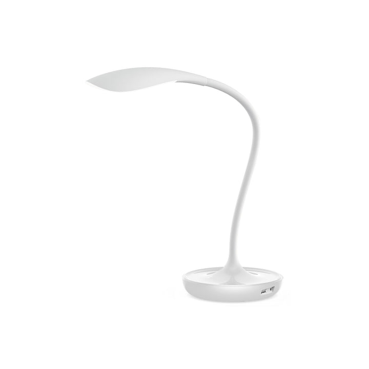 Lámpara de escritorio moderna Belmont, de mesa, LED 5W, blanca