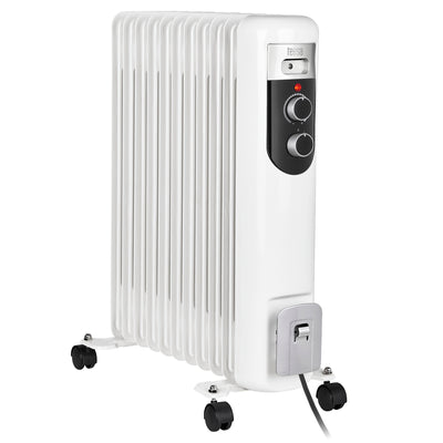 Teesa Oil HeaterTSA8049 2500W 11 Costillas 3 Modos De Calefacción Portátiles Eficientes