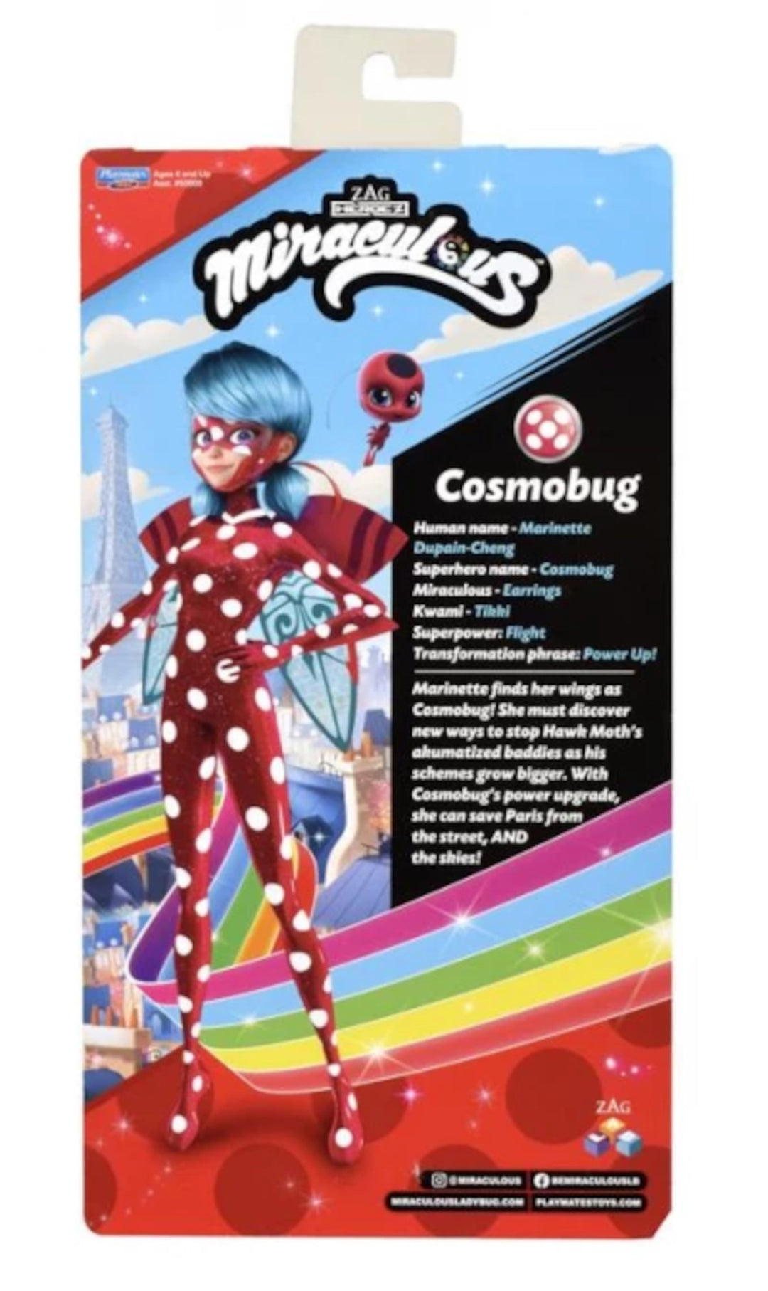 Wunderbare Cosmobug Ladybug Puppe - biegsame Arme und Beine