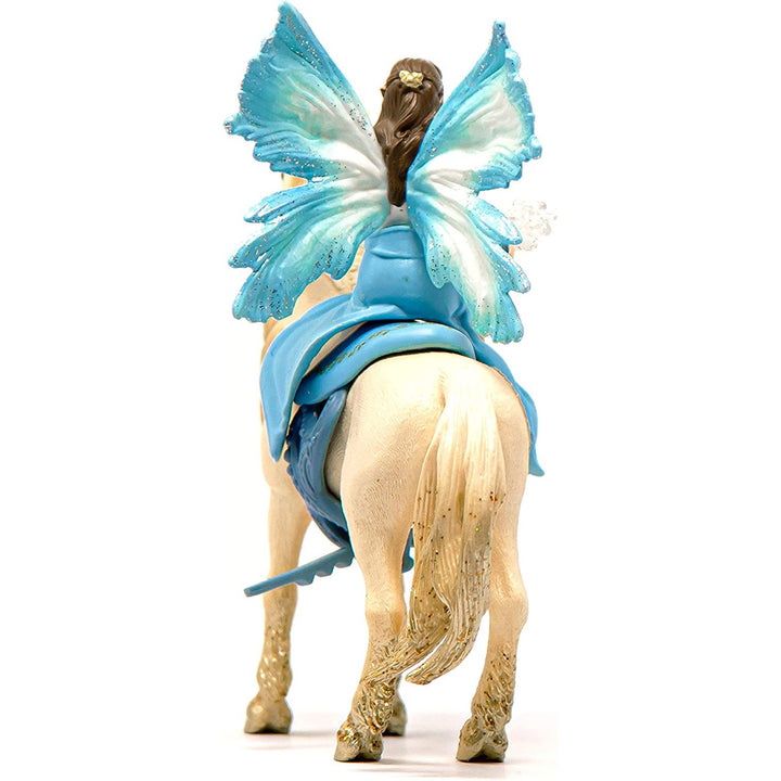 Schleich Bayala Fairy Princess Eyela Riding on Golden Unicorn Collectible Figurine Toy Set