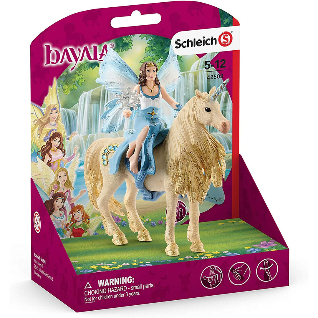 Schleich Bayala Eyela set en unicornio dorado 42508