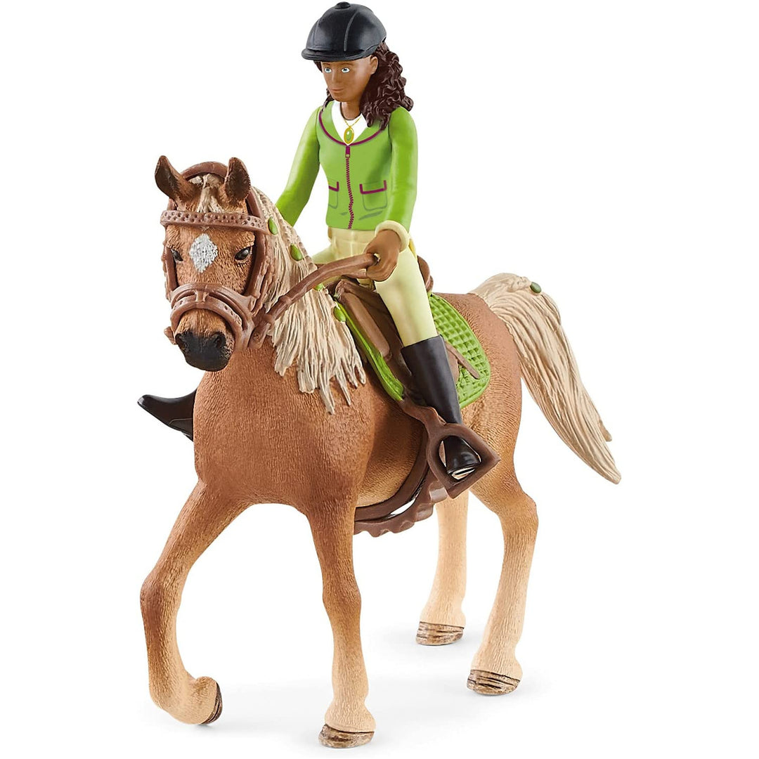 Ensemble de figurine  Horse Club Schleich Sarah i Mystery 42542